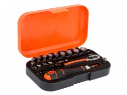 Bahco S34MC8H 1/4in Drive Socket & Bit Set, 34 Piece &pound;39.95